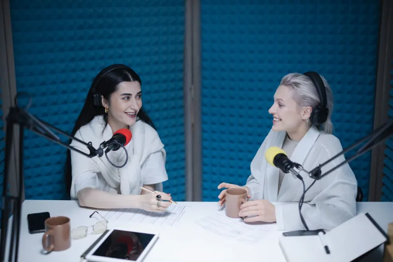 Mics, Mayhem, and a Whole Lot of Opinions: Inside the Rebecca & Ellen Podcast Setup